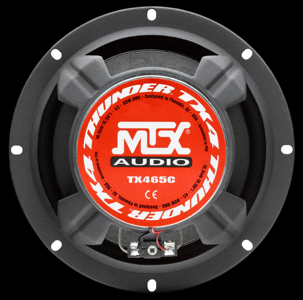 MTX Audio TX4 Series 6.5" Coaxial Speakers - TX465C