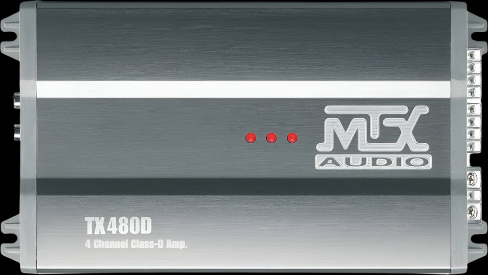 MTX Audio TX Series 480W Premium 4-Channel Amplifier - TX480D