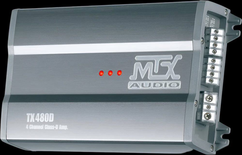 MTX Audio TX Series 480W Premium 4-Channel Amplifier - TX480D